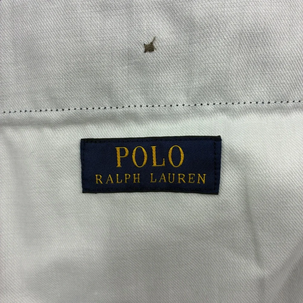 Polo Ralph Lauren Dress Pants  38x32 Navy Blue Solid Classic Business Casual